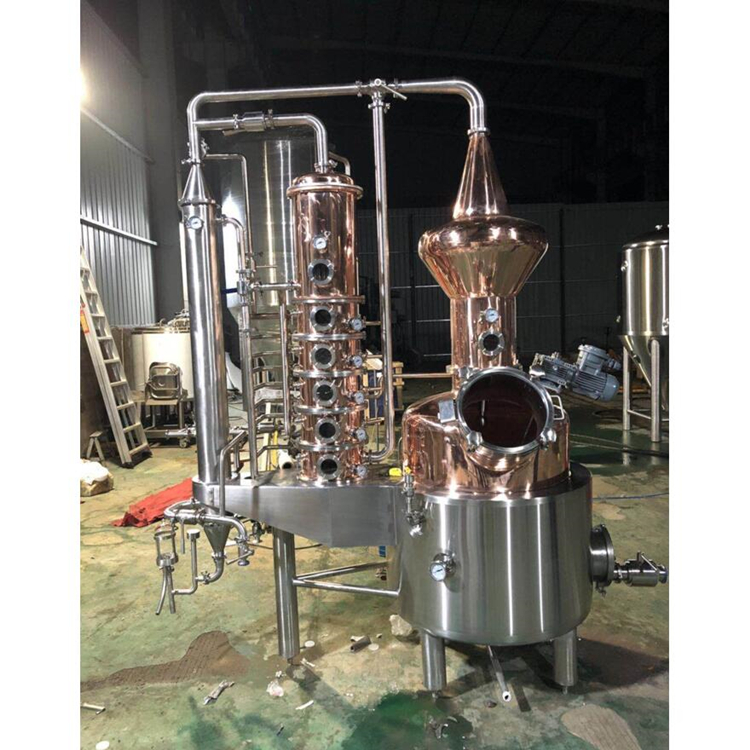 2000l Kupferalkoholbrennerie Rum Destillation Ausrüstung