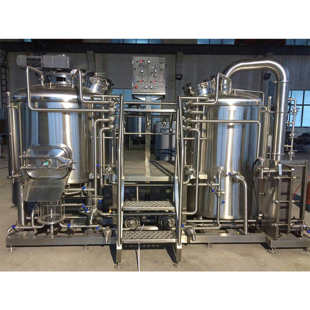 "1000L 1500L 2000L Dampfheizung Bierbrausystem Schlüsselfertige industrielle Brauereiausrüstung"